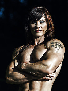 Jacqueline Jay Fuchs Female Bodybuilder Fbb Muscles
