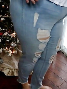 My Favorite Bbw In Her New Jeans At Xmas