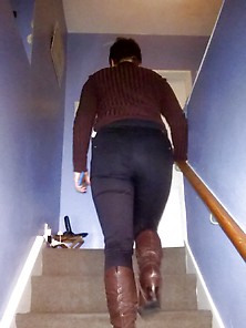 Jeans,  Boots,  Thong,  Bend Over.  Another Night Out