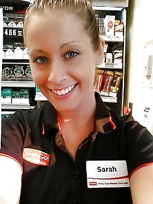 Young Milf Sarah Is Bored At Work