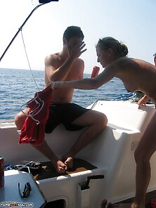Passionate Fucking On A Boat