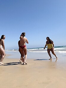 Girls At Beach 2