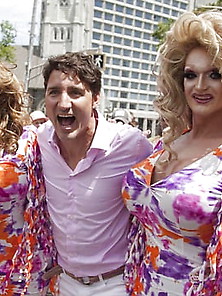 Justin Trudeau Being A Fag