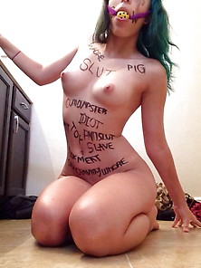 Degraded Whores Body Writing #1