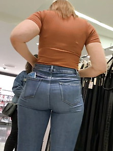 Hot Thick Pawg Ass In Jeans Supermarket Candid Teen