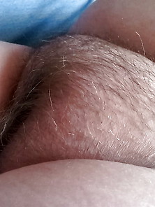 Bbw Wife's Soft Hairy Pussy,  Big Belly And Ass