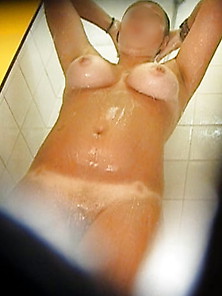 Beautiful Body Shaving On The Shower Spy