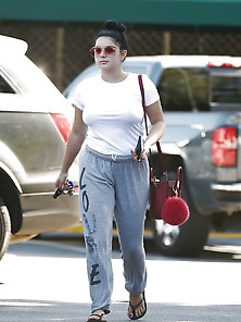 Ariel Winter Out Shopping Braless