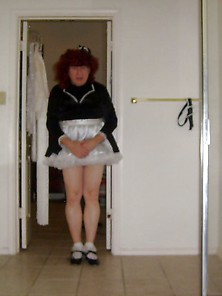 My Sissy Maid Uniform Dress And Socks