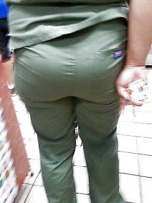 Big Ass In Green Scrubs