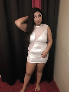 Adorable Indian Nisha Nude Milff Big Boob In Sexy White Look