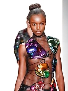 Leomie Anderson See Thru On The Catwalk