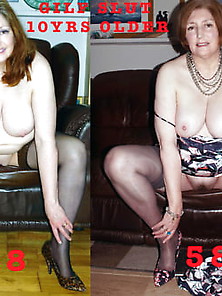 Married 48Yr Old Cougar Redhead (Unmasked)