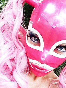 Pink Latex Mask 2 - By Redbull18