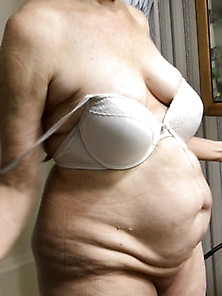 65 Year Old Wife Putting On White Bra And Panties Bbw Gilf