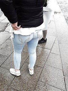 Jeans Ass From A Teenage Girl