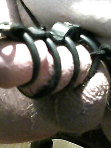 Caged Cock And Ballstretching