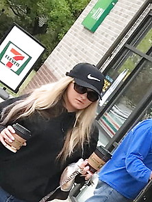 Nice Blonde In Sunglasses