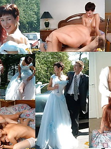 Wedding Sluts In White Dresses Well Almost In Dresses