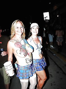 Amateur Matures Out And About With Their Tits Hanging Out 8