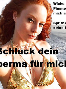 Captions 25 Deutsch Barbara M Femdom