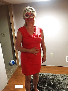 Milf Red Dress