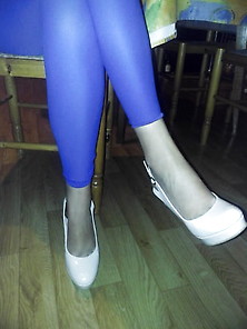 Legging Bleu !