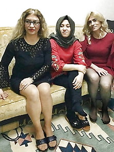 Turkish Mom Mature Socks Nylon Turk Anne Olgun Legs Skirt