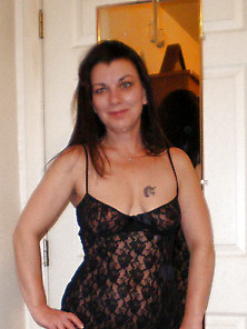 Cheap Hooker In Black Lace Dress