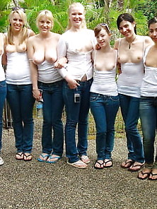 Outdoor Flashing Tits 004.