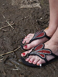 Foot And Butterfly