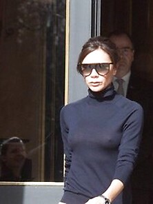 Victoria Beckham See Thru While Out And About In Paris