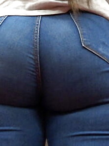 Big Butt Girl In Tight Jeans
