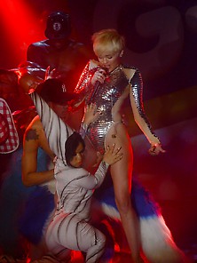 Miley Cyrus At Gay Club London