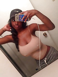 Skinny Ebony Big Tits