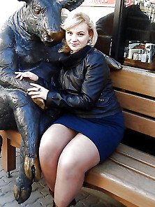 Russian Mature With Sexy Legs ! Amateur!