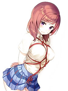 Anime Girl In Bondage