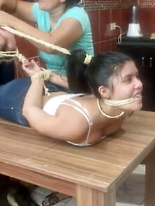 She Wanted Stepmom To Hogtie Her With Rope