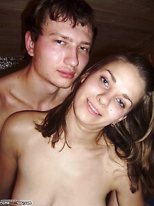 Russian Teen Sucking Dick At Sauna