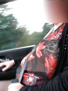 Upskirt And Transparency In The Car