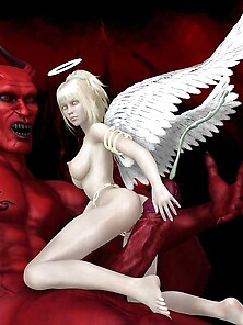 Angel Against A Satan