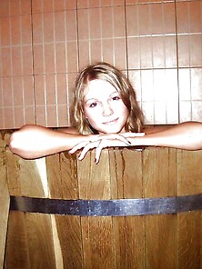 A Highly Super-Hot Ash-Blonde Damsel In The Bathtub