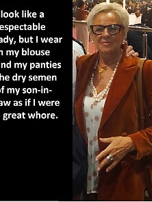 Lou Wears Clothes With Cum In Public,  Like A Whore