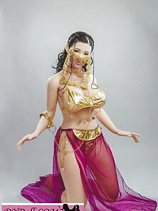 Hot Asian Sex Doll Toy With Big Boobs As A Dancer