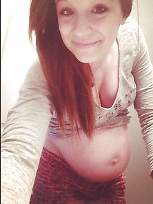 Nice Pregnant Teen With Huge Belly