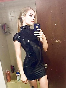 Ponytailed Leather And Latex Girl Mix 12