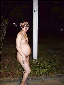 Naked pregnant porn in public