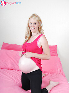 Sweet Pregnant Blonde Pink