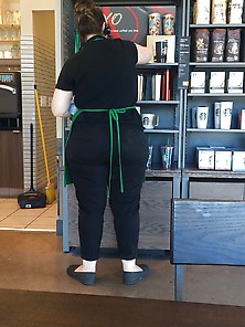 Big Booty Starbucks Worker