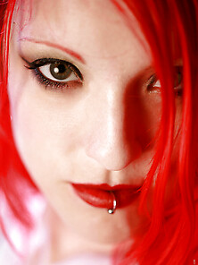Red-Haired Senora Black Corset